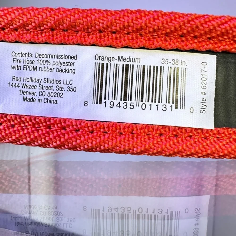 MEN’S BELT  | Made w: FIREHOSE  | ON FUEGO®  |  35 to 38 in  |  9FIFTY